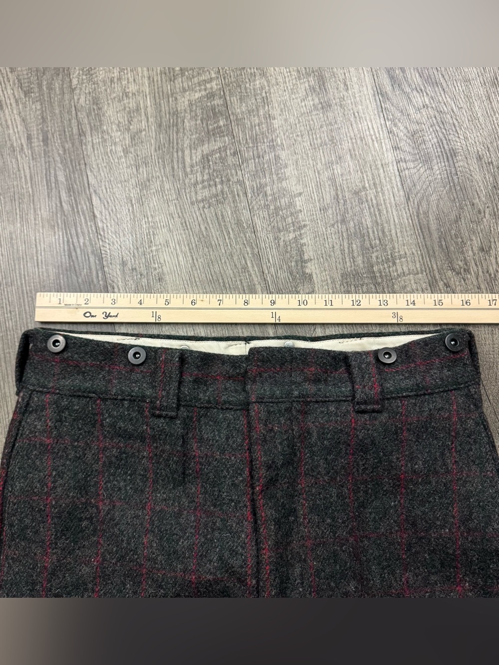 Vintage Woolrich Plaid Wool Pants - Picture 3 of 8